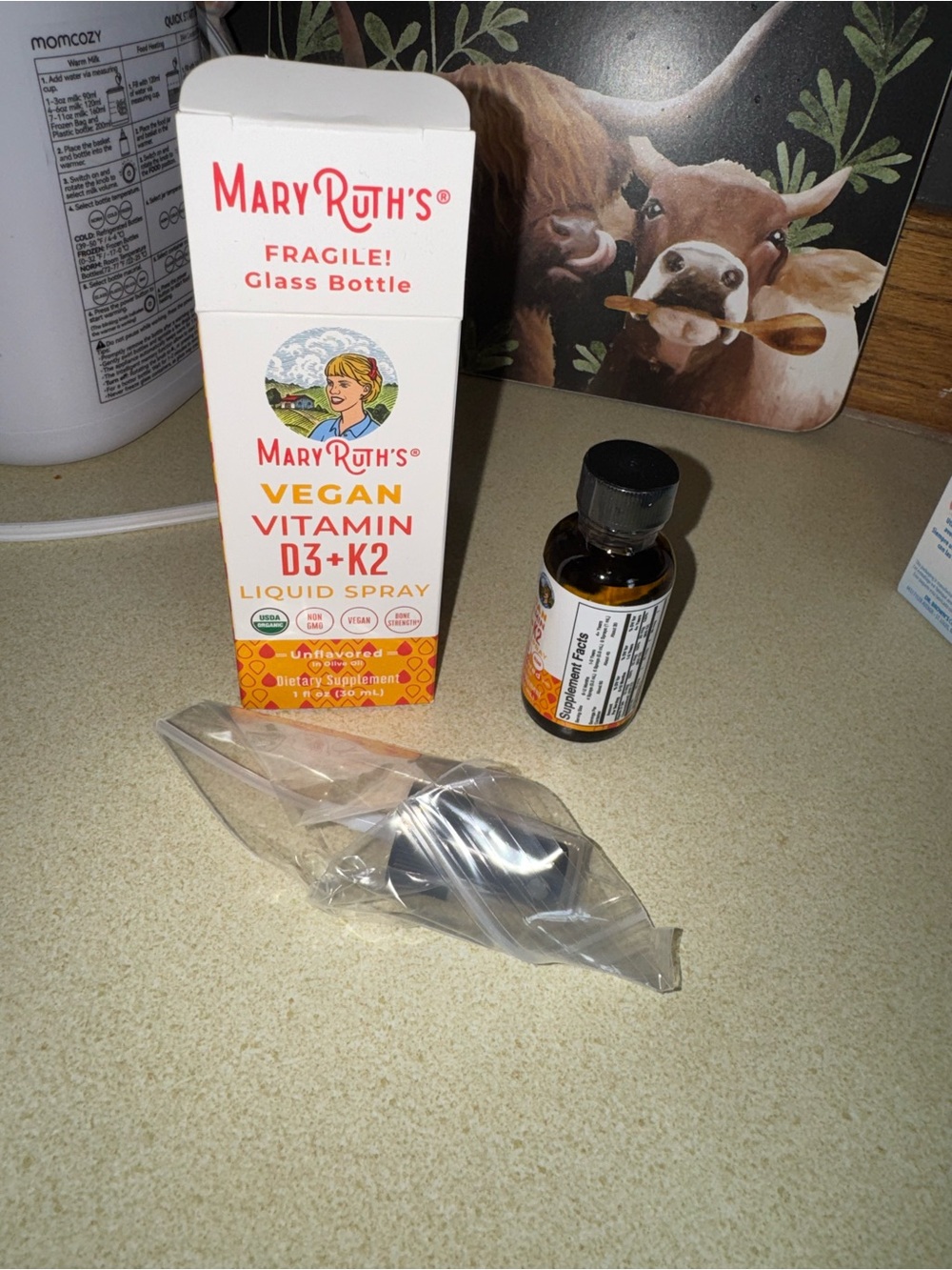 Vegan Vitamin D3 + K2 Liquid Spray